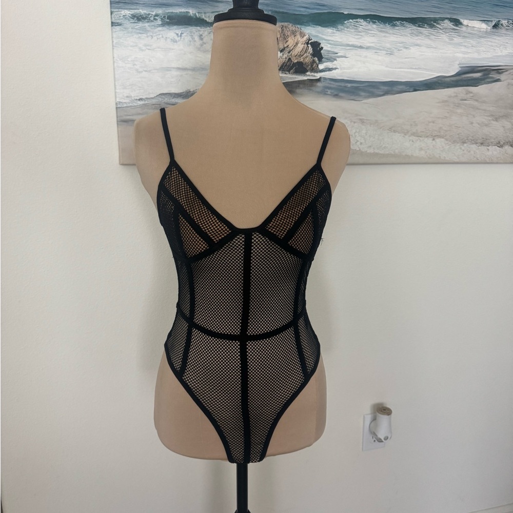 Tiger Mist Black Textured Bodysuit